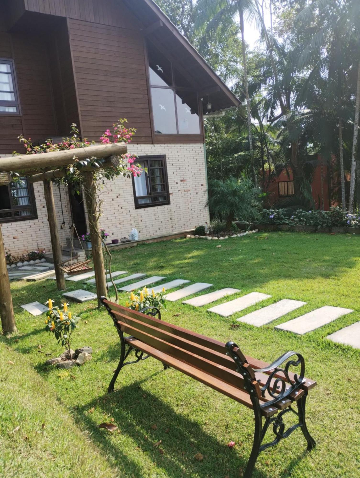 Casa de campo Rosa dos ventos Rodeio Exterior foto